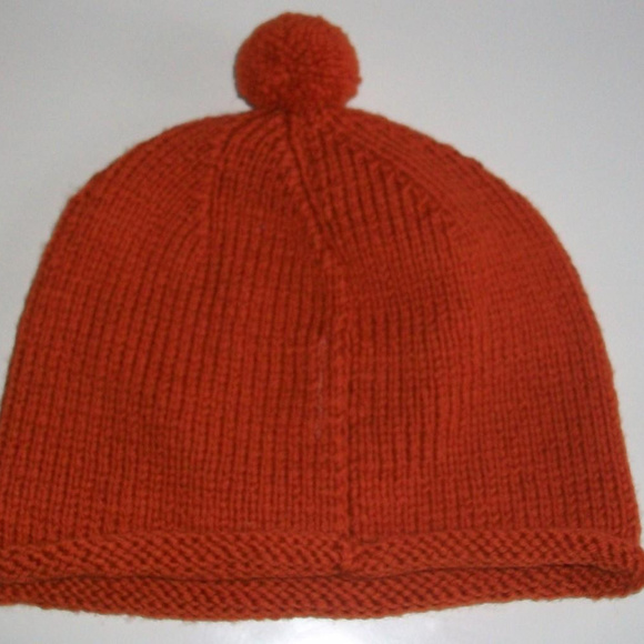 TODDLER ORGANIC KNIT HAT Merino Wool NEW Hand Mde - Picture 3 of 6